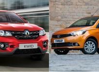 Renault Kwid vs Tata Tiago