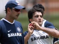 Ravi Shastri and Sourav Ganguly