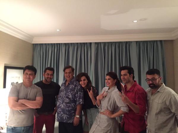 Salman Khan joins the team of Judwaa 2 Salman Khan joins the team of Judwaa 2