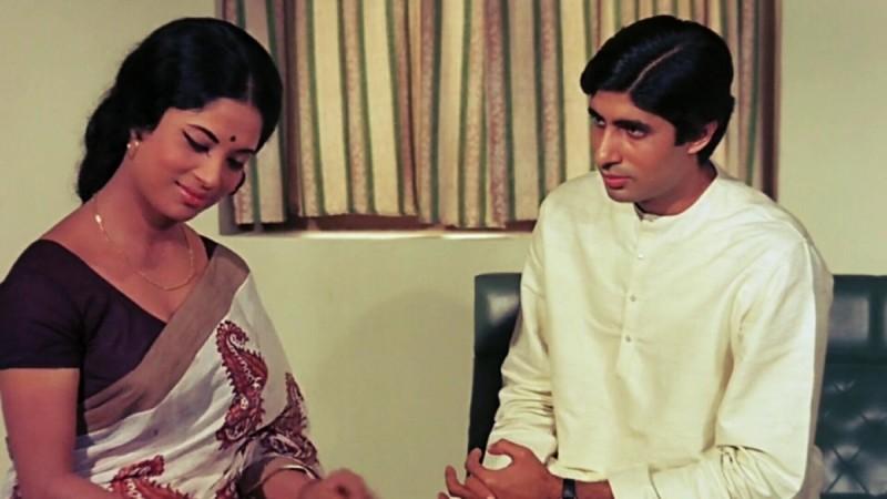 In picture: Sumita Sanyal with Amitabh Bachchan in a scene from Anand. Sum