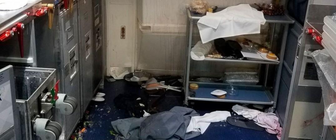 A picture of the aftermath released by the US District Attorney Delta picture