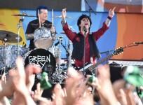 Tre Cool and Billie Joe Armstrong of Green Day band