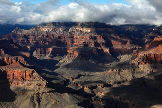 A general view of the South Rim of the Grand Canyon in Grand Canyon National Park, Arizona, on February 13, 2017. South Rim of the Grand Canyon