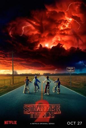 Netflix's Stranger Things Season 2 key art Netflix's Stranger Things poster