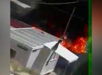 Large fire started in Moria Refugee Camp on Lesbos