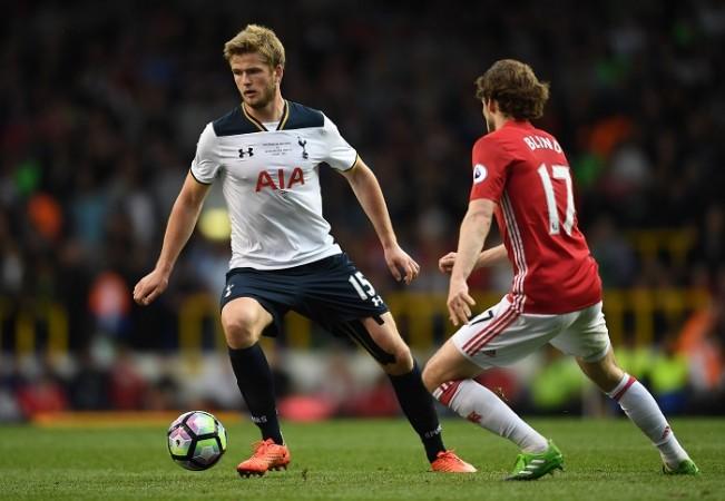 Eric Dier in action against the club he wants to join, May 14, 2017 Eric Dier, Tottenham, Daley Blind, Manchester United, transfer news