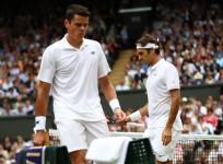 Milos Raonic, Roger Federer, Wimbledon 2017, quarterfinals, men's singles
