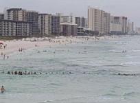 The human chain formed on the Panama city on July 8, 2017