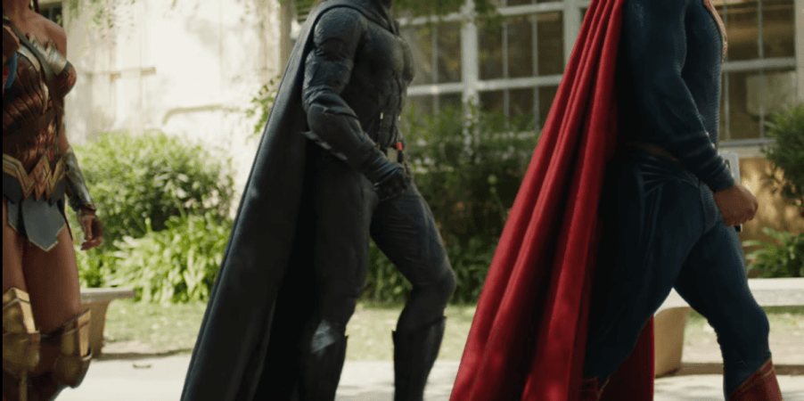 Wonder Woman, Superman and Batman in the new Walmart ad. Justice League new video