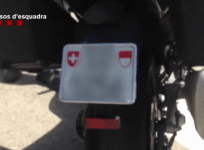 Motorcyclist caught using James Bond gadget to avoid speeding fines
