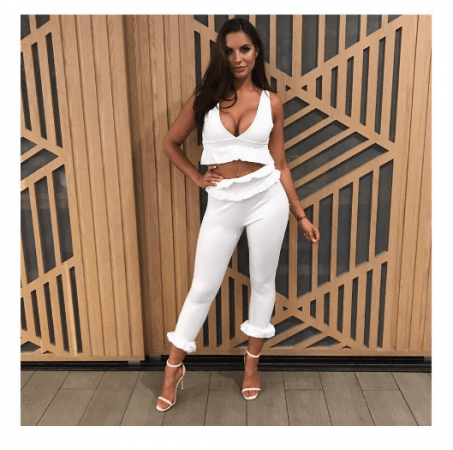 Love Island's Jessica Shears suffers a wardrobe malfunction on a date with boyfriend Jessica Shears