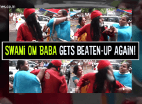 Swami Om Baba yet again gets beaten up