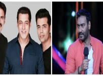 Akshay Kumar, Salman Khan, Karan Johar (left), Ajay Devgn (right)