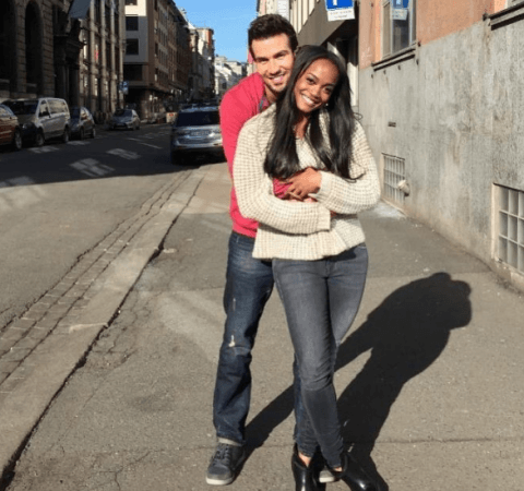 Rachel Lindsay and Bryan Abasolo. The Bachelorette