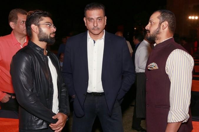 Virat Kohli and Ravi Shastri. Ravi Shastri, Virat Kohli, India cricket, India coach