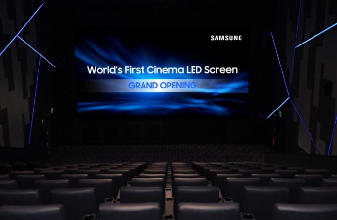 Samsung unveils world's first Cinema LED display. Samsung Cinema LED display
