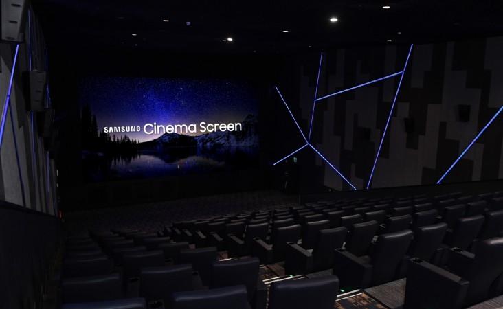 Samsung Cinema LED display. Samsung Cinema LED display