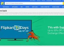 Flipkart TV Days Sale, offers, Samsung, LG, Panasonic, Micromax, Vu, Cloud Tail, Intex