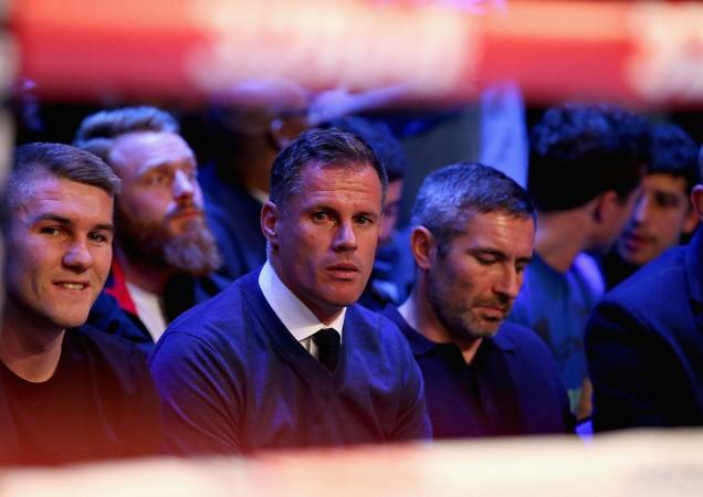 Jamie Carragher. Jamie Carragher, Liverpool, Manchester United, Everton, Phil Neville