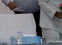 Tejashwi Yadav nameplate covered