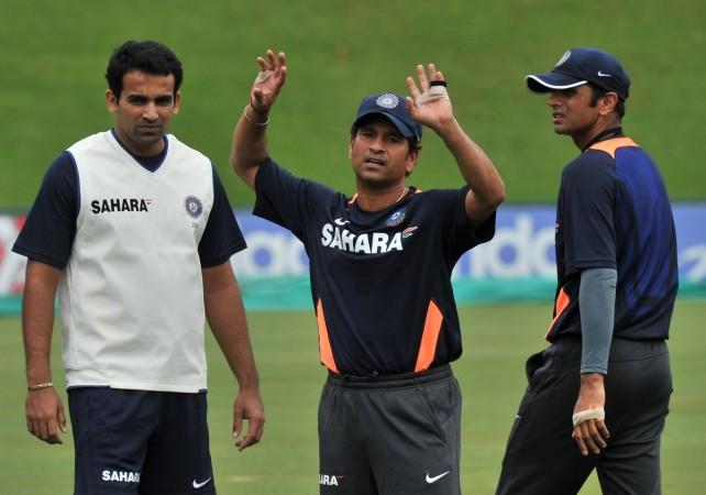 File photo of Zaheer Khan, Sachin Tendulkar and Rahul Dravid Zaheer Khan and Rahul Dravid