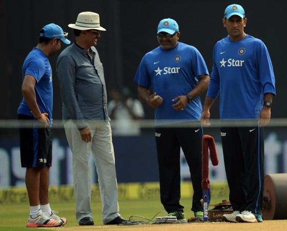 File photo of former India pacer <span>Bharat</span> <span>Arun</span> (second from right) Bharat Arun