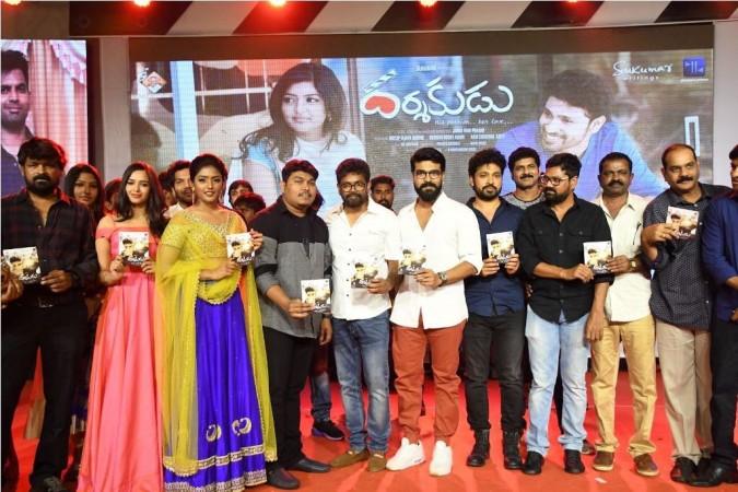 Ram Charan at Darshakudu audio launch Ram Charan at Darshakudu audio launch