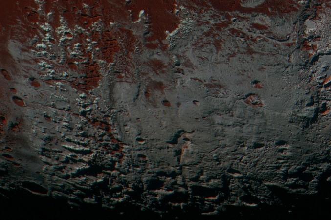 This area is south of Pluto's dark equatorial band informally named Cthulhu Regio, and southwest of the vast nitrogen ice plains informally named Sputnik Planitia. nasa, Charon, Pluto, moon, dwarf planet,