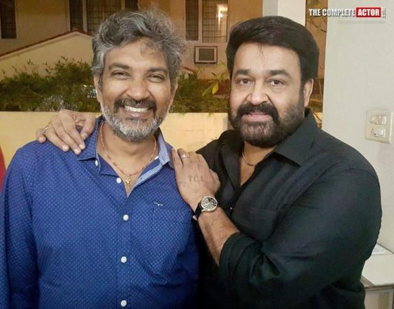 SS Rajamouli and Mohanlal SS Rajamouli, Mohanlal