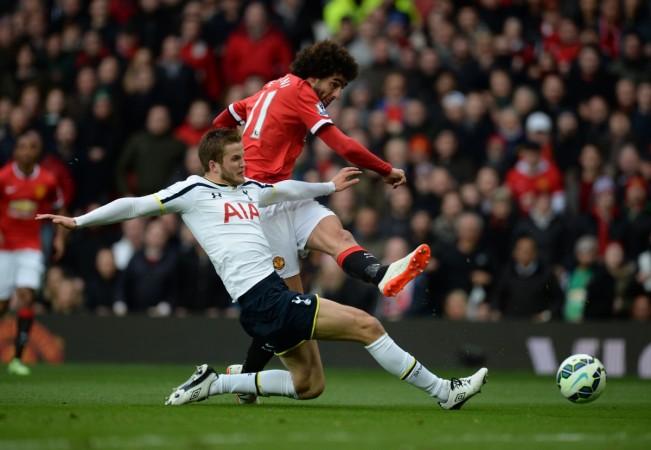 fellaini, eric dier, manchester united