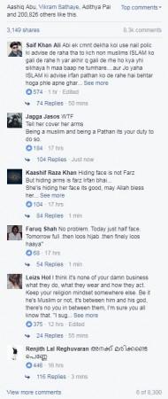Facebook comments Irfan Pathan trolls