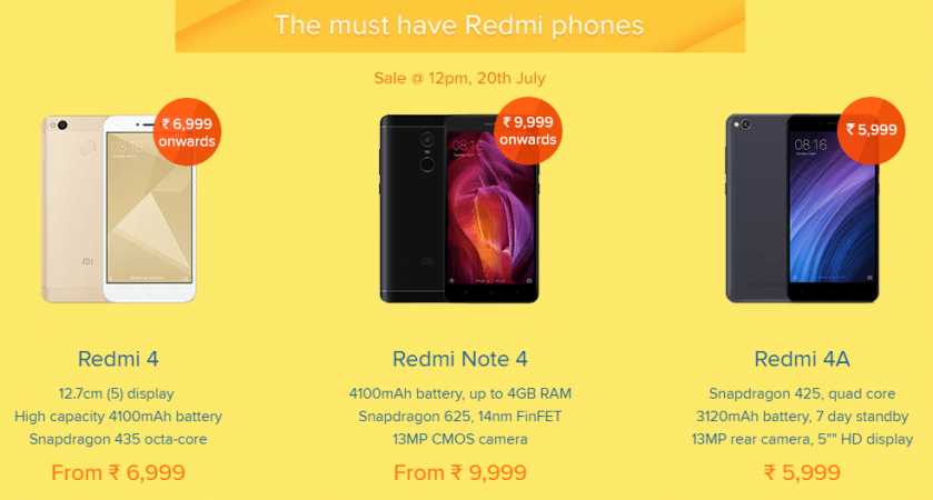 Xiaomi Mi 3rd Anniversary sale Mi 3rd Anniversary sale