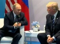 Donald Trump accused of secret meeting with Vladimir Putin amid Russian interference investigations
