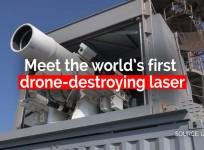US Navy tests worlds first drone-destroying laser