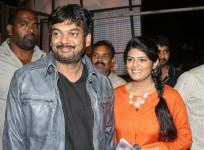 Puri Jagannadh with his daughter Pavitra