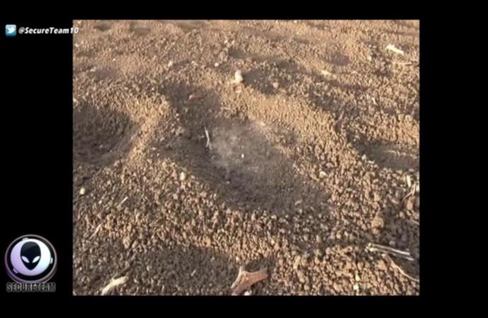 alien, footprints, Karnataka, Gadag,