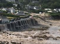 Two airlifted to safety as cascading floods hit Coverack in Cornwall after thunderstorm
