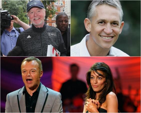 BBC presenters: Chris Evans, Gary Lineker, Graham Norton, Claudia Winkleman (From top left/Clockwise) BBC presenters: Chris Evans, Gary Linker, Graham Norton, Claudia Winkleman