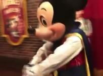 Watch emotional family moment as foster children get great surprise from Mickey Mouse at Disney World
