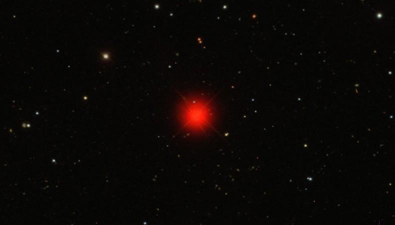 Red dwarf, star, alien signals, space,