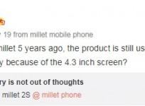 Xiaomi CEO Lei Jun's Weibo post