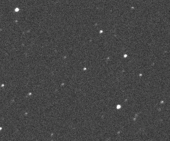 Now you see it, now you don't: NASA's New Horizons team trained mobile telescopes on an unnamed star (center) from rural Argentina on July 17, 2017. nasa, New Horizons, occultation, space, 2014 MU69