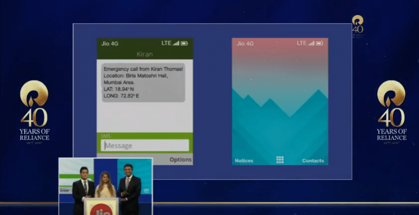 Jio Phone at RIL AGM Jio Phone at RIL AGM