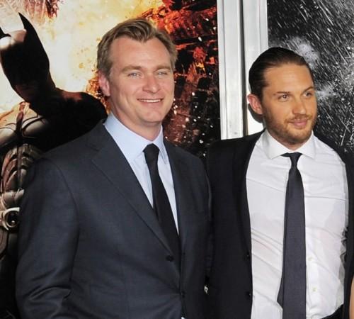 Christopher Nolan and Tom Hardy at 'The Dark Knight Rises' New York Premiere at AMC Lincoln Square Theater on July 16, 2012 in New York City Christopher Nolan and Tom Hardy