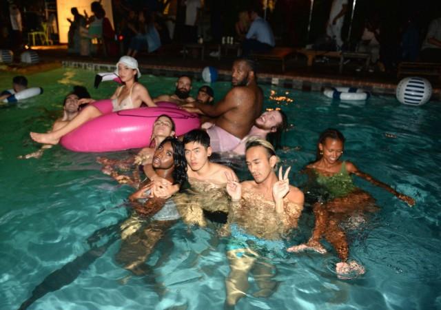 A view of DIVE Swim Week Opening Party at Freehand Miami on July 20, 2017 in Miami, Florida.