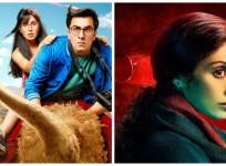Jagga Jasoos and Mom posters