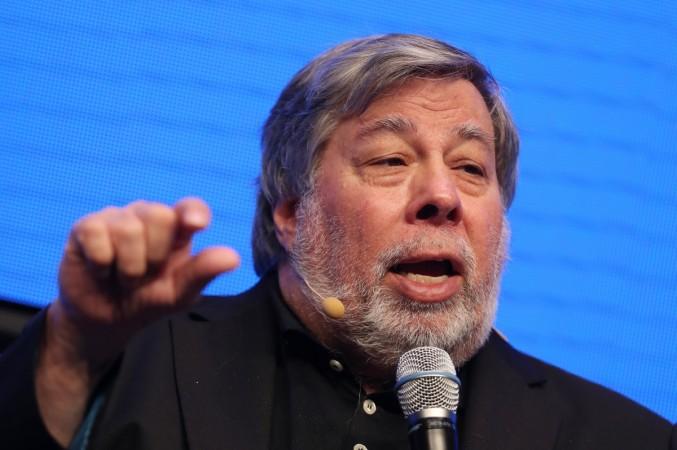 Steve Wozniak, co-founder of Apple, speaks at the CUBE Tech Fair for startups on May 12, 2017 in Berlin, Germany. Steve Wozniak