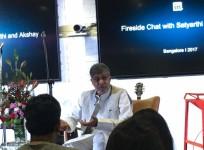Nobel Peace laureate Kailash Satyarthi addressing LinkedIn India employees