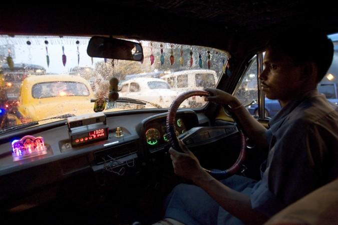 Taxi drivers in Delhi