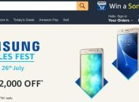 Samsung Mobiles Fest, Amazon India, offers, Galaxy J7, Galaxy J5, Galaxy On8